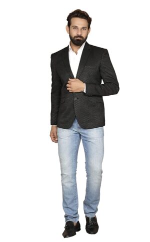 Black Polka dot blazer