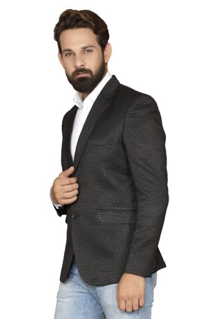 Black Polka dot blazer